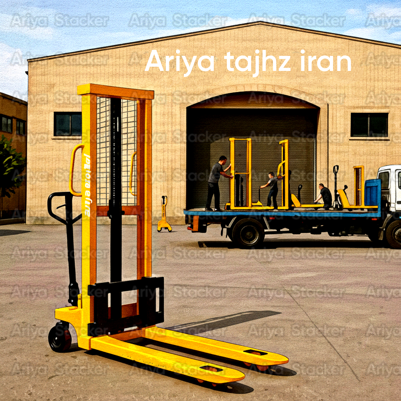 لیفتراک دستی ۲ تن سفارشی آریا تجهیز ایران